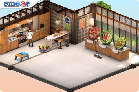 Smeet Room Food Carver Virtuoso Kitchen Chat Game