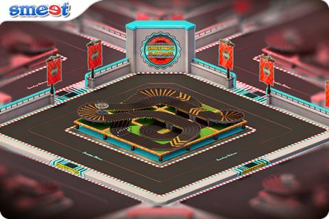 Smeet Room Slot Car Racing Chat Game
